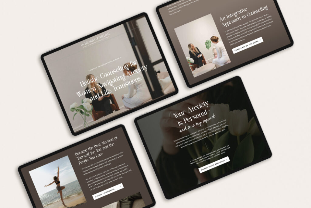 Therapist Website | The Heard Counseling