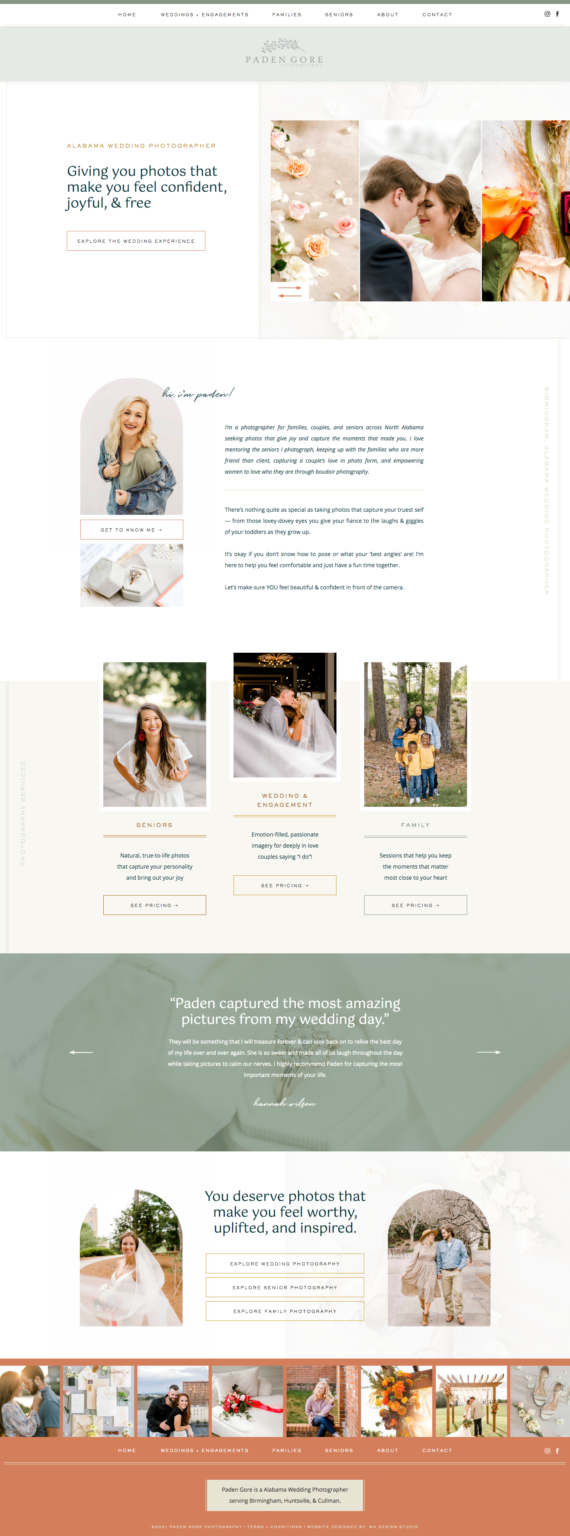 Showit Website Examples - MK Design Studio