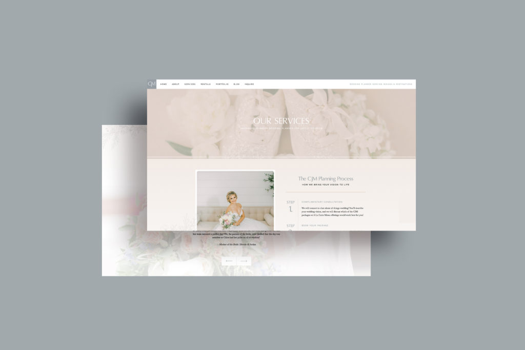 Custom Website Design Services Page
