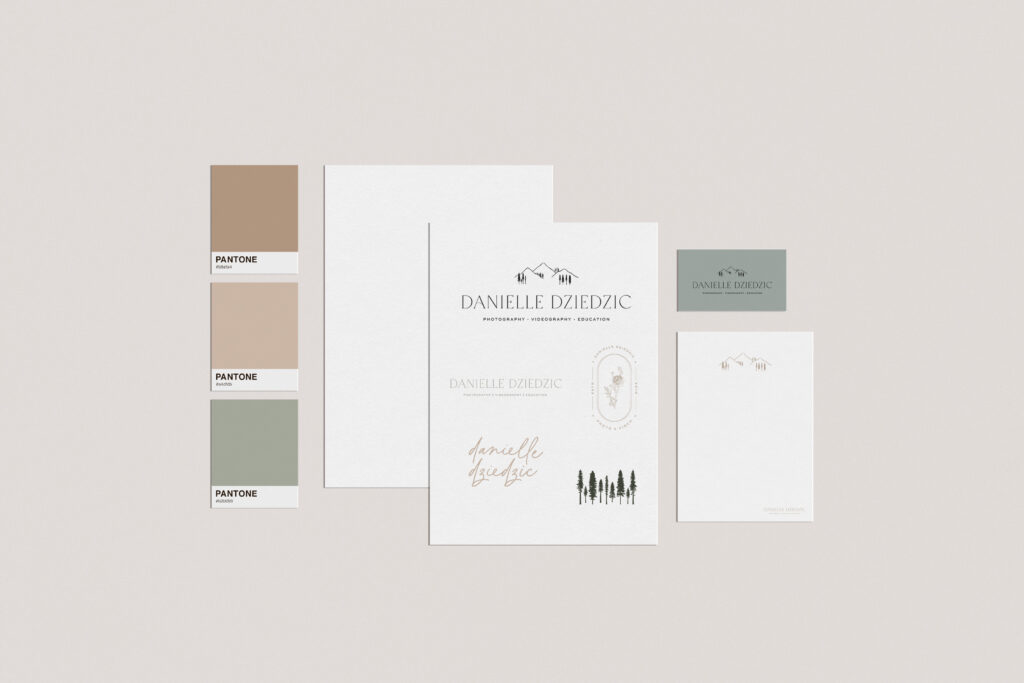Branding for wedding photographer by MK Design Studio