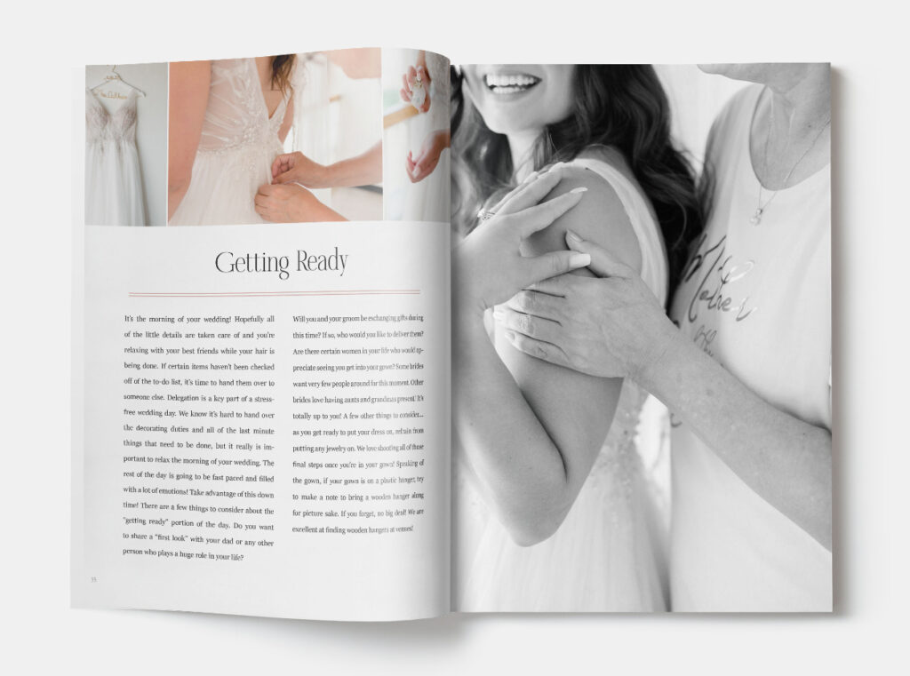 Bridal guide design