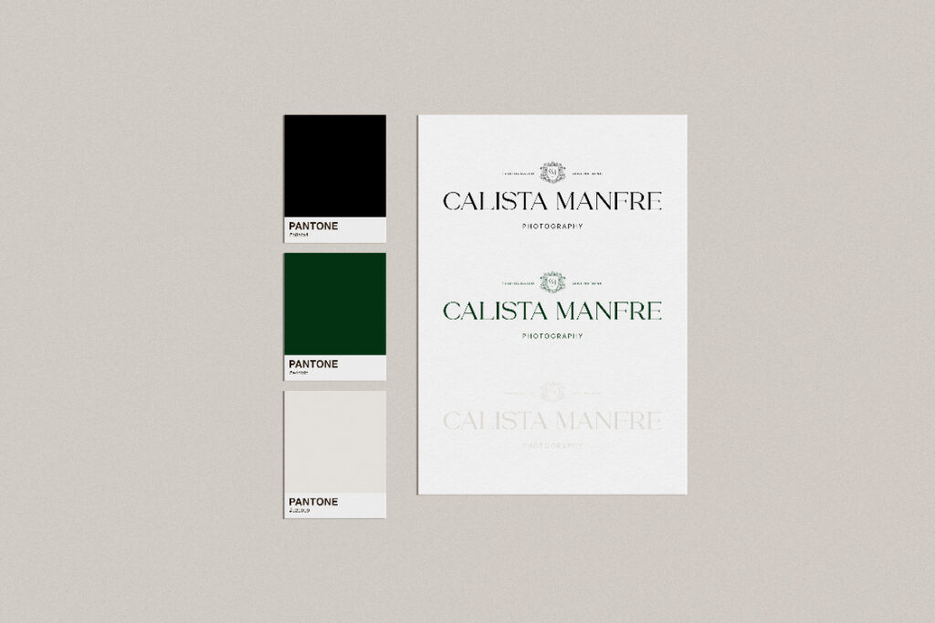 brand for photographer, Calista Manfre