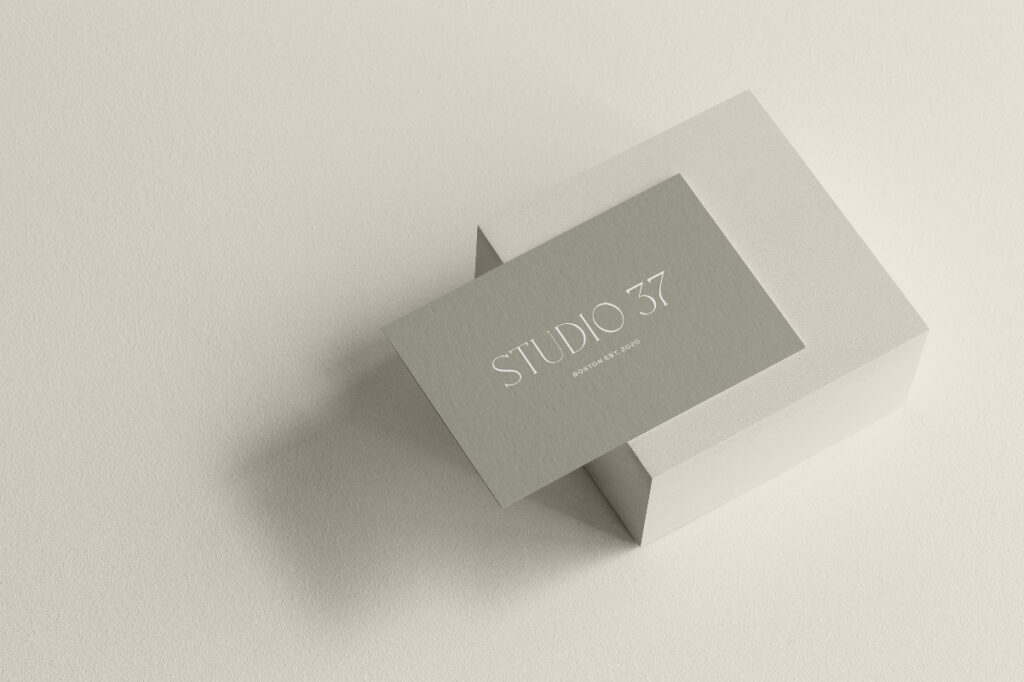 Studio 37 business card