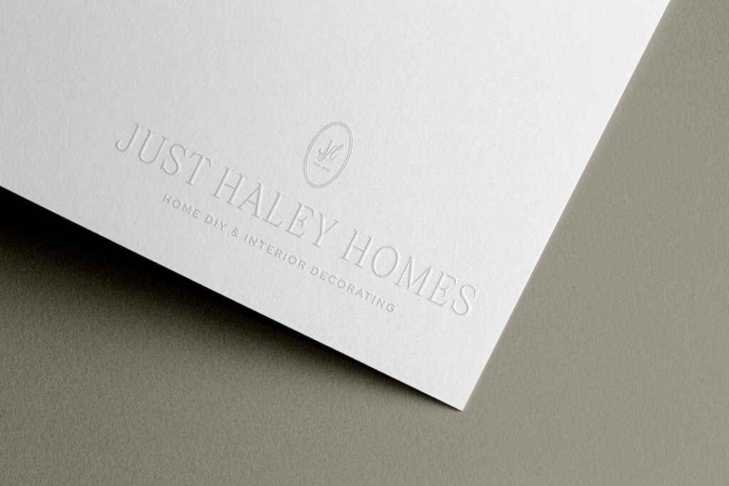 Just Haley Homes Brand and Logo