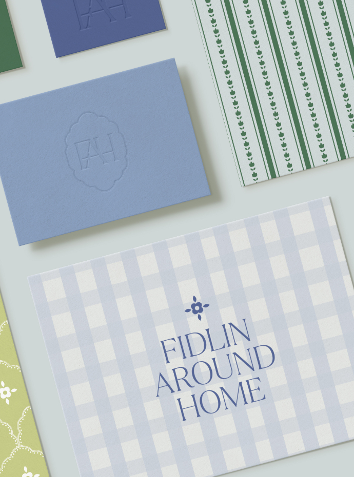Fidlin Around Home Brand Identity