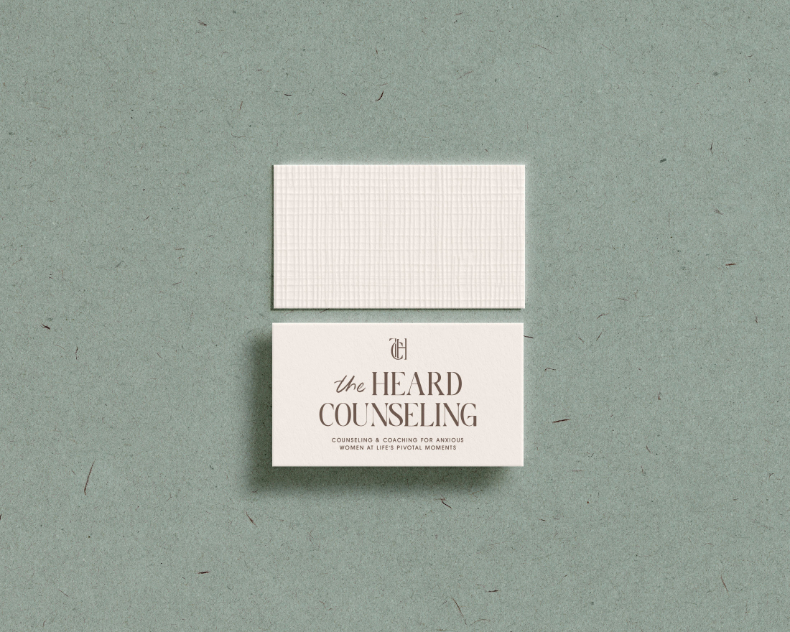 Brand Identity for The Heard Counseling